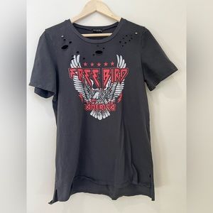 EUC Zutter distressed tee